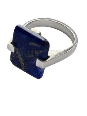 Sterling Silver Sodalite Stone Ring